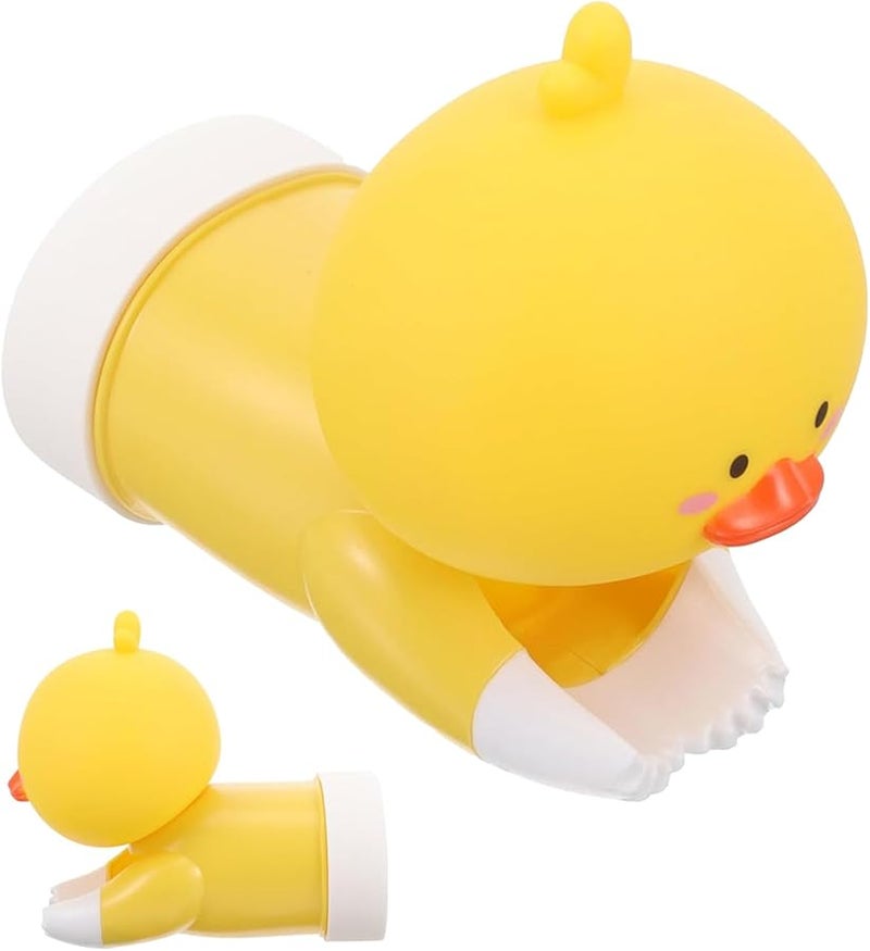 Durable Silicone Sink Spout Extender Cute Duck Tap Attachment For Kids Handwashing - Image 1